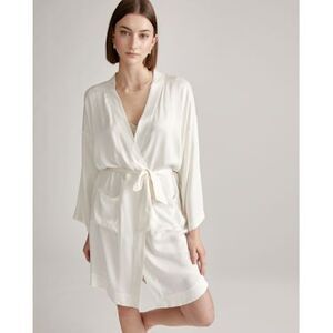 Quince White Women's Robe